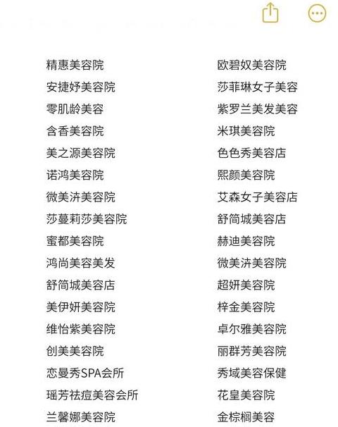 美容店名精选大全：洋气、高端、简洁、时尚
