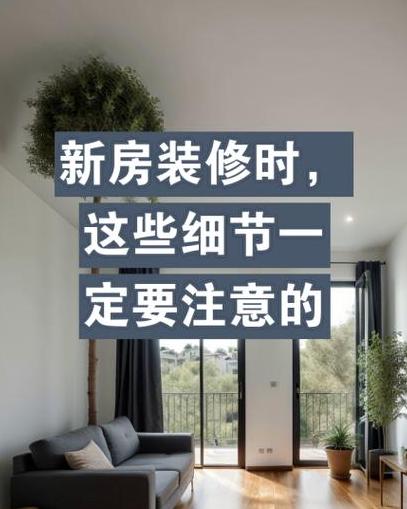 新房装修八大要点，新手必看