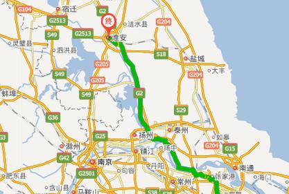 从淮安到苏州多少公里
