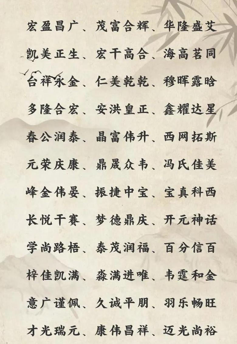 四字公司名称大全：寓意吉祥好记推荐