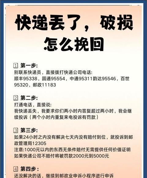 快递包裹丢失赔偿指南