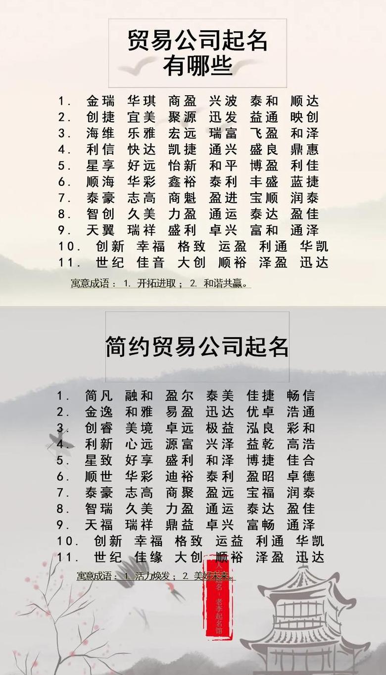物流公司名字精选大全，运输公司起名指南